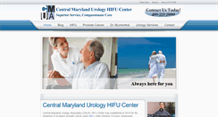 Desktop Screenshot of marylandprostatecancer.com